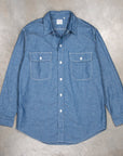 Orslow 8064 Chambray Work Shirt One Wash