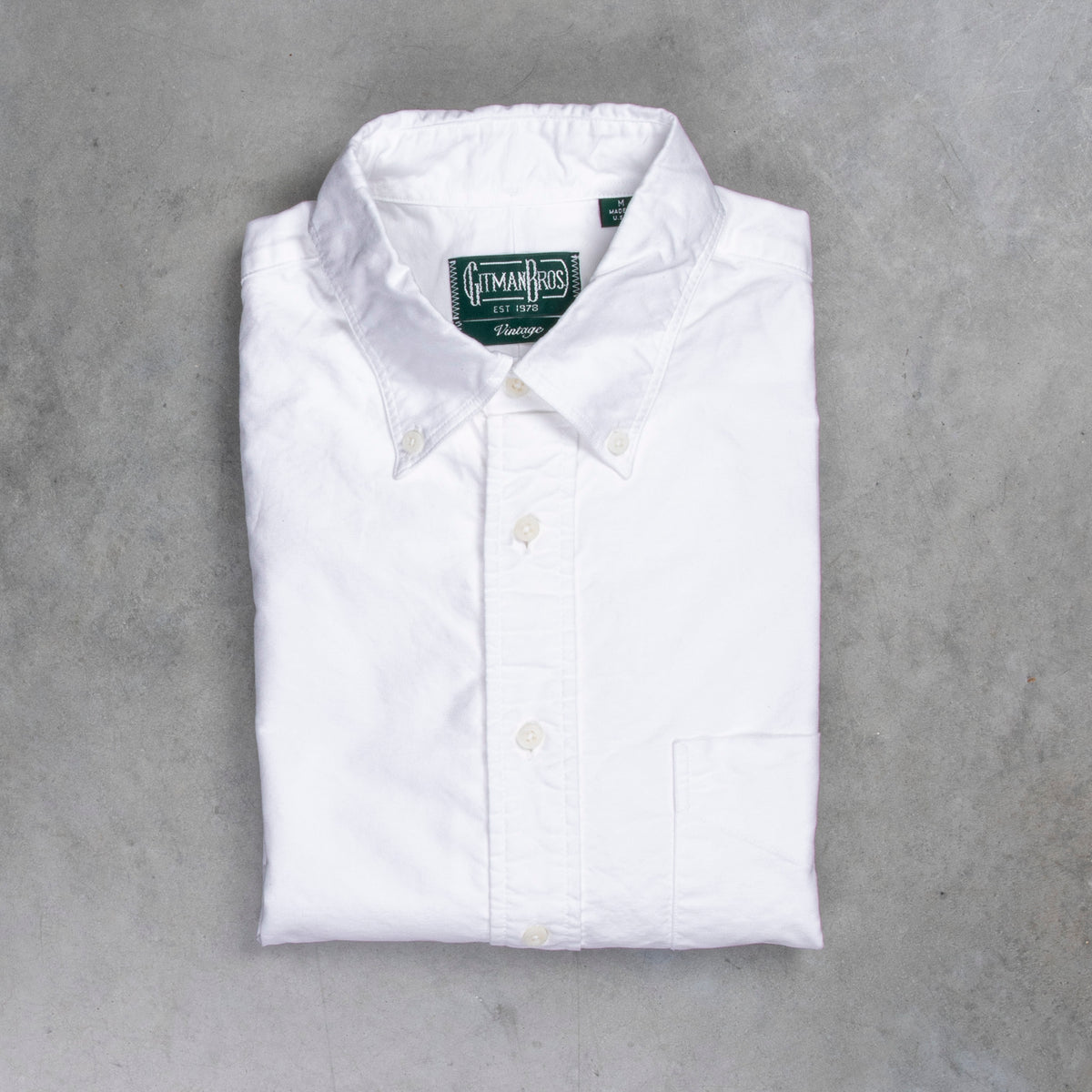 Gitman Vintage Oxford Button-down Shirt White – Frans Boone Store