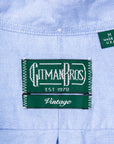 Gitman Vintage Oxford Button-down Shirt Blue