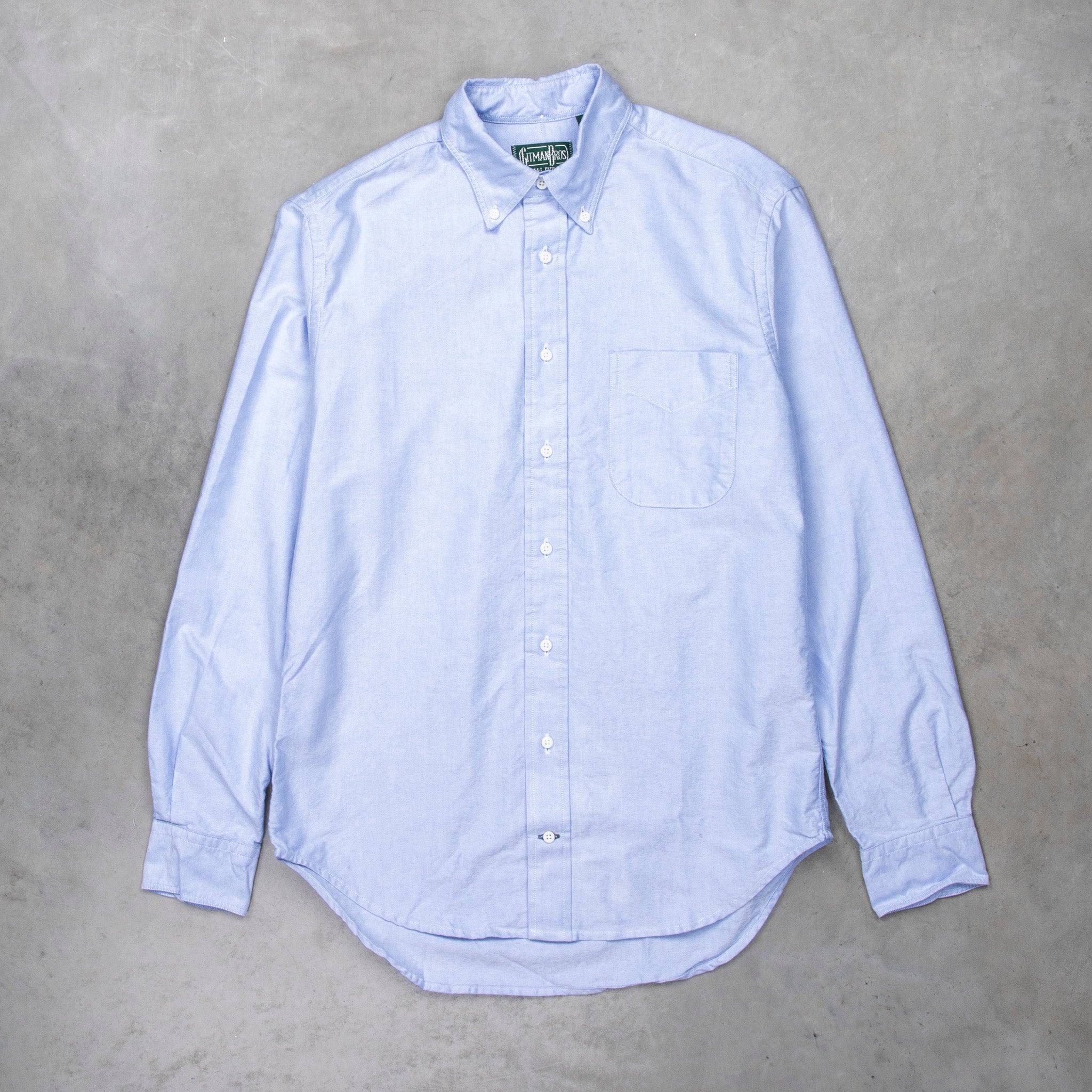 Gitman Vintage Oxford Button-down Shirt Blue – Frans Boone Store