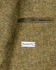 Caruso Butterfly Jacket Italian Tweed Oliva