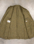 Caruso Butterfly Jacket Italian Tweed Oliva