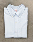 The Real McCoy's Joe McCoy Button Down Oxford Shirt Light Blue