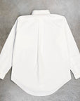 The Real McCoy's Joe McCoy Button Down Oxford Shirt White