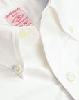 The Real McCoy's Joe McCoy Button Down Oxford Shirt White