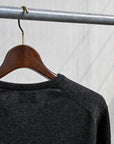 William Lockie Oxton Cashmere Crew Neck Charcoal
