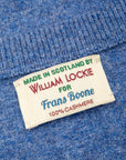William Lockie Oxton cashmere Crew Neck Oxford Blue