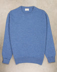 William Lockie Oxton cashmere Crew Neck Oxford Blue