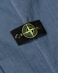 Stone Island Cotton Herringbone Trousers Slate Blue