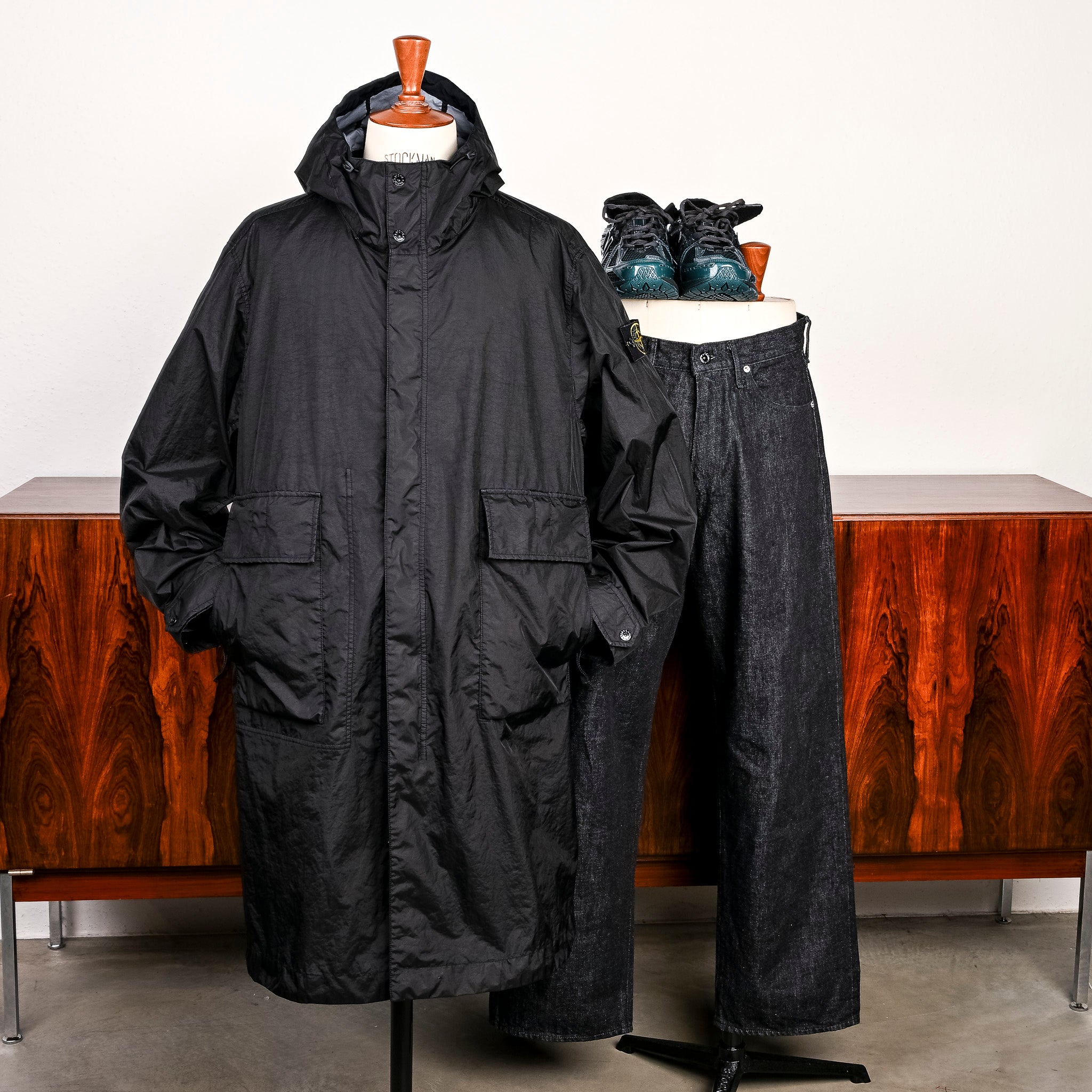Stone Island Membrana 3L TC Parka Black – Frans Boone Store