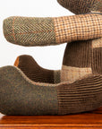 RRL Patchwork Bear Plush Wool Suede Limited Edition