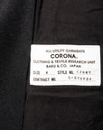 The Corona Utilty CJ067 Seaman's Coat Black