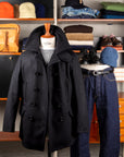 The Corona Utilty CJ067 Seaman's Coat Black