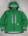 And Wander PERTEX SHIELD Rain Jacket Green