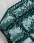 And Wander Diamond Stitch Down Vest Green