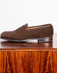 Edward Green Piccadilly Espresso Suede on Dark Brown R1
