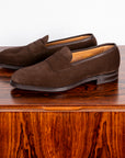 Edward Green Piccadilly Espresso Suede on Dark Brown R1