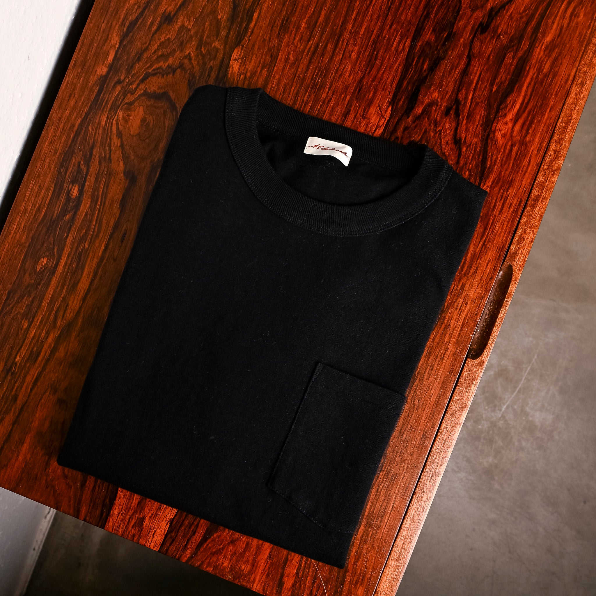 A.G. Spalding & Bros 6.5oz Tube Body Pocket Tee Black – Frans