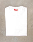 The Real McCoy's Pocket Tee White