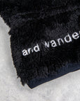 And Wander High Loft Fleece Gloves Black