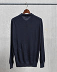 William Lockie x Frans Boone 30G Loro Piana 170's Wish Polo Nero Navy