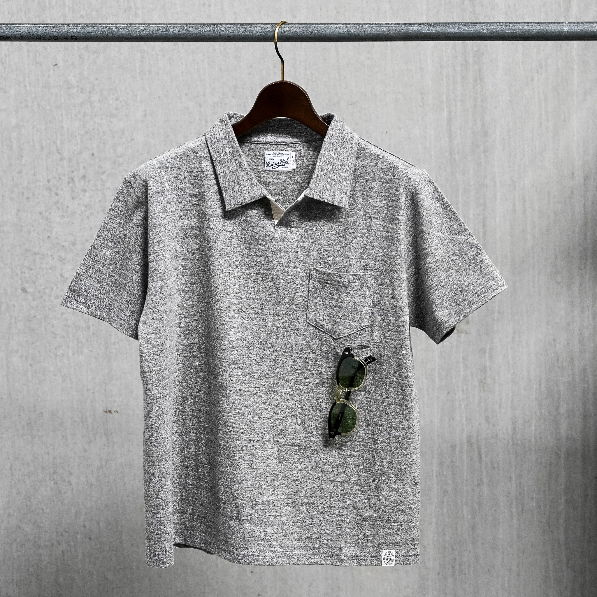 Riding High Azuma Jersey Polo Gray Mix – Frans Boone Store