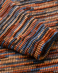 Engineered Garments Blue/Orange Wool Poly Knit Zip Mock Neck