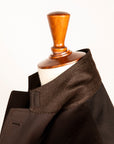 De Petrillo Posillipo Tasca in Tasca Jacket Virgin Wool Dark Brown