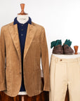 De Petrillo Posillipo Corduroy Jacket Beige Cerbiatto