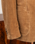 De Petrillo Posillipo Corduroy Jacket Beige Cerbiatto