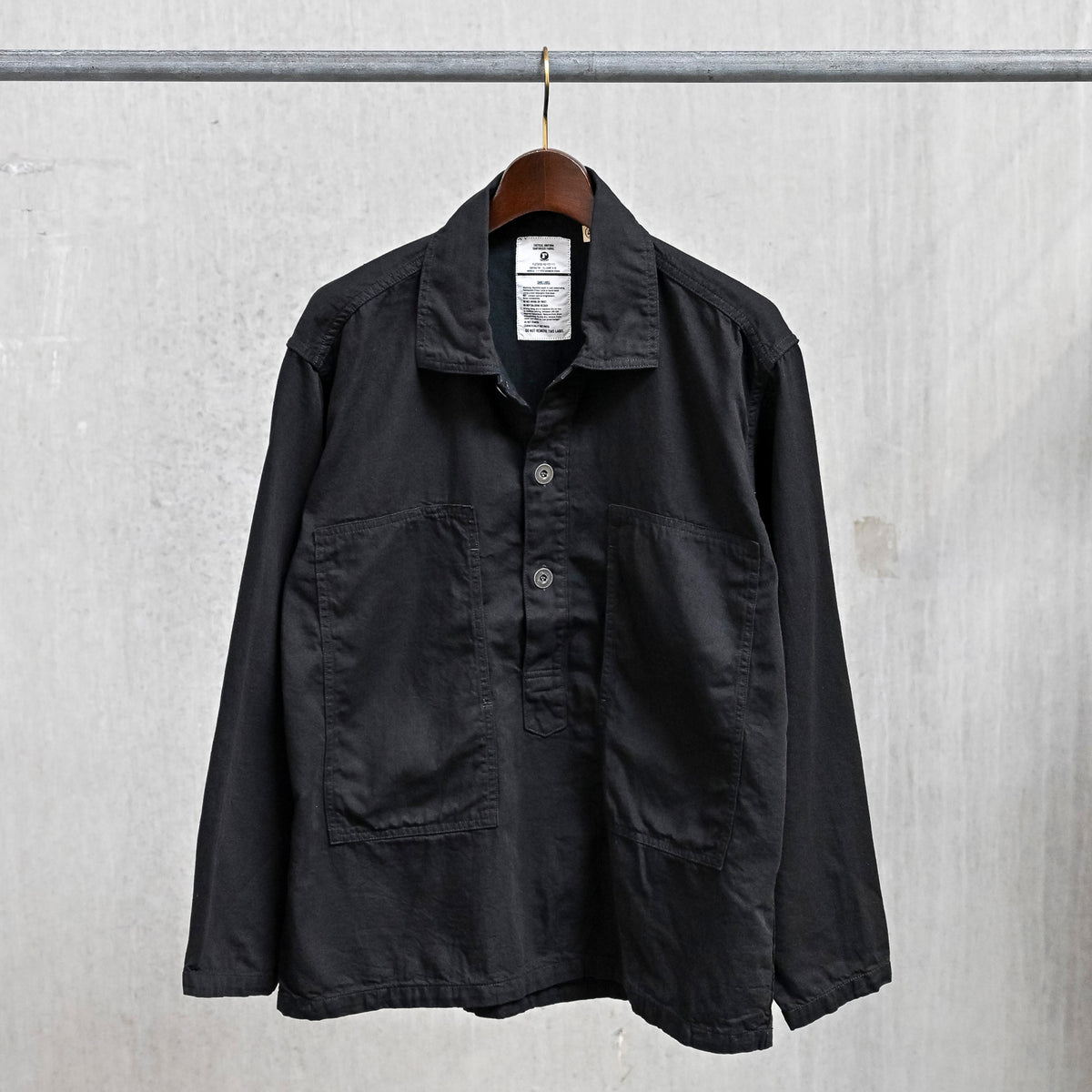 Fullcount 4097 US Army Black Denim Pullover Shirt – Frans Boone Store