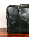Croots Bridle Leather Racing Green Laptop Bag