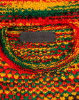 The Elder Statesman 100% cashmere tuck pop crew Rasta