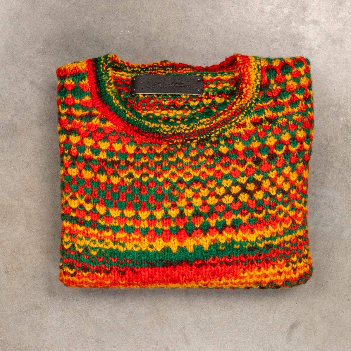 The elder statesman シルク100%ニットXS ピンクイエロー RASTA-CREW_1200x1200.jpg?v=