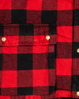 Remi Relief Checkered Field Jacket Flannel Red