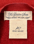 Remi Relief 3-Skip Stitches Sweater SP Finish Bordeaux