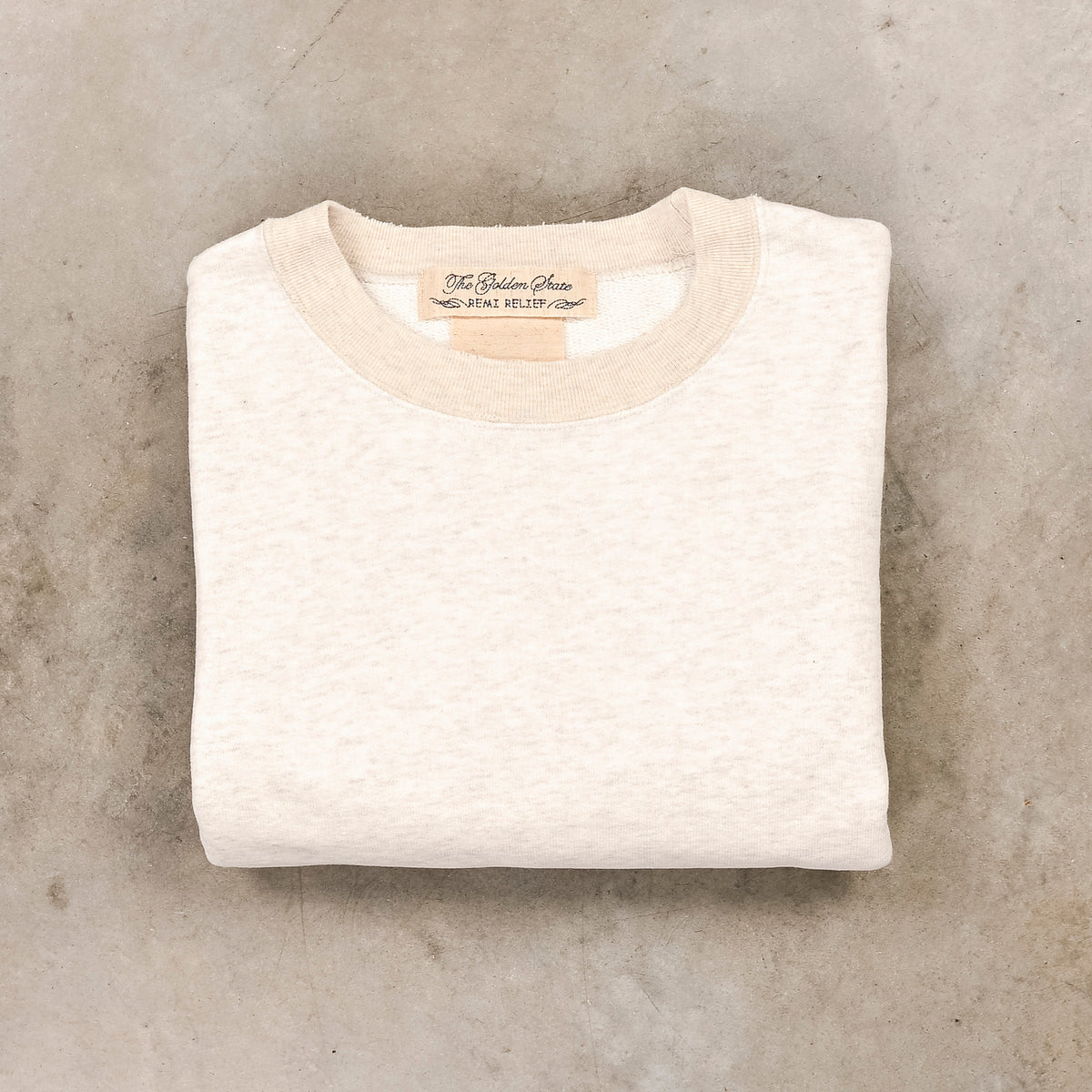 Remi Relief 3-Skip Stitches Sweater SP Finish Oatmeal – Frans