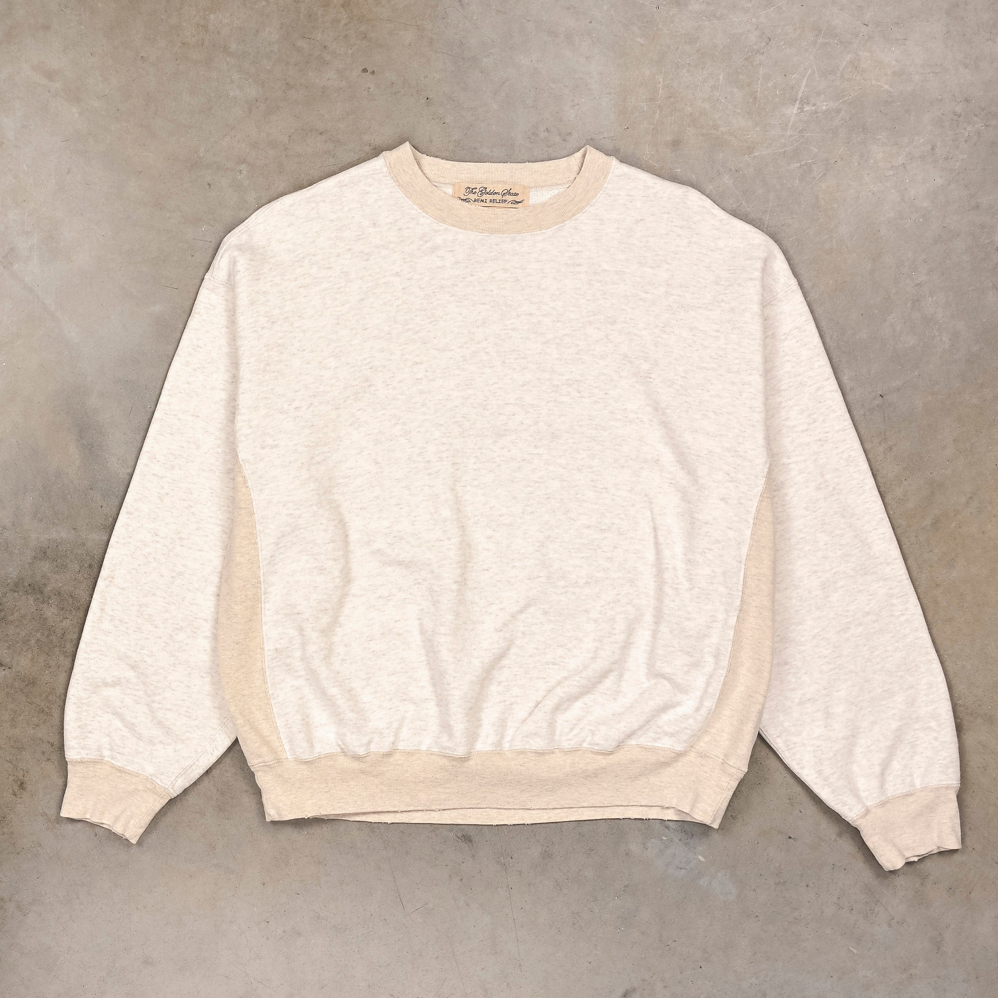 Remi Relief 3-Skip Stitches Sweater SP Finish Oatmeal – Frans