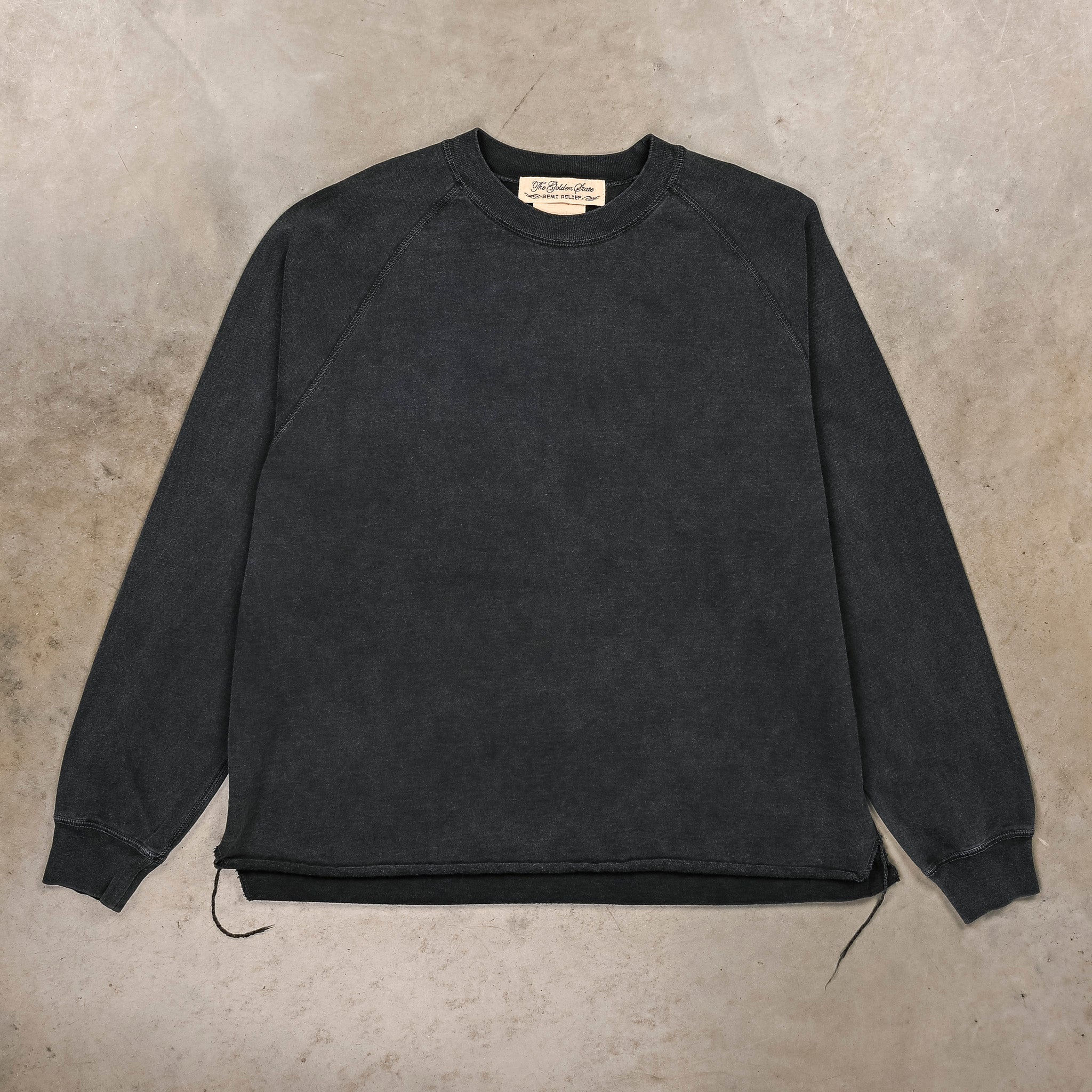 Remi Relief Raglan Sweater Supima Cotton Black – Frans Boone Store