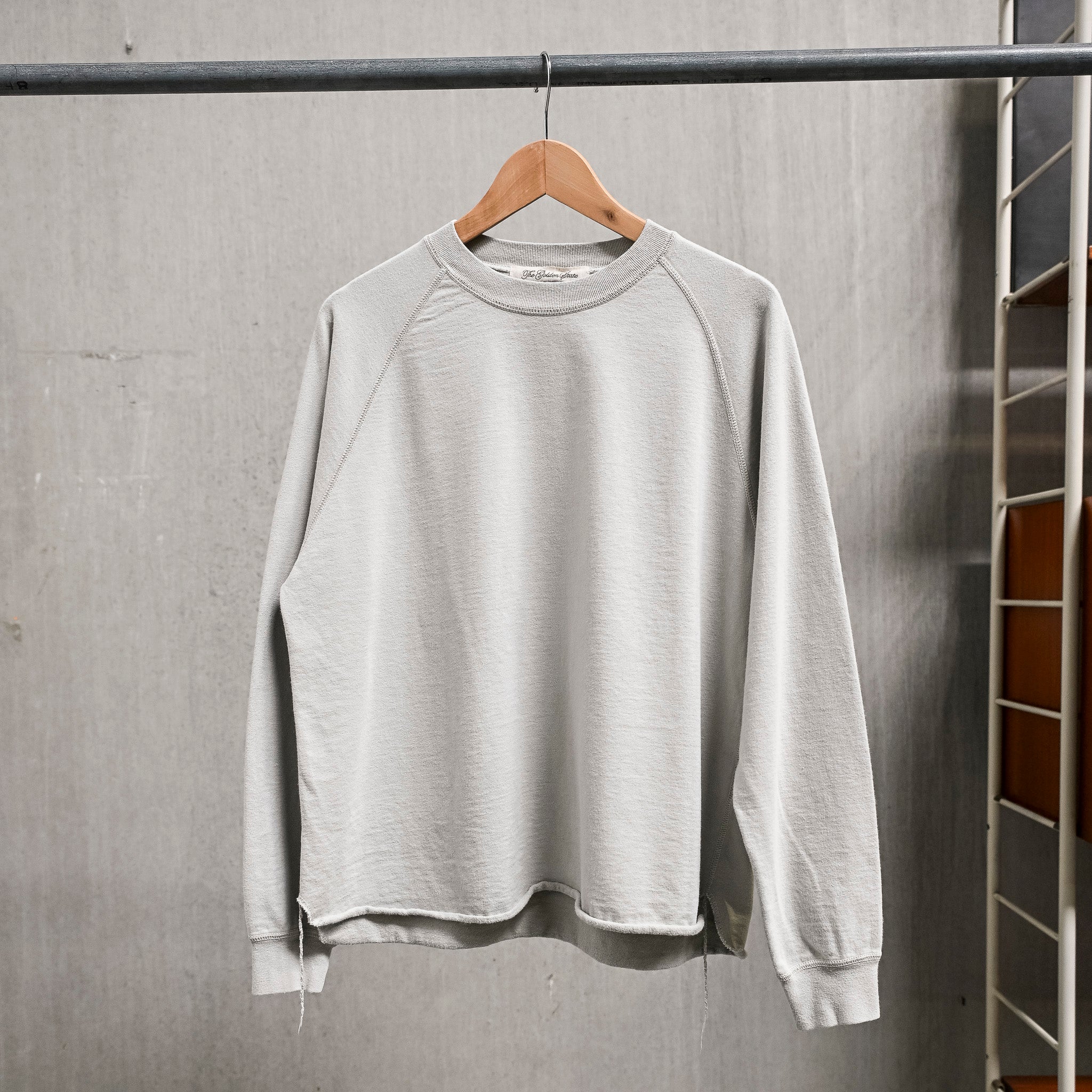 Remi Relief Raglan Sweater Supima Cotton Gray – Frans Boone Store