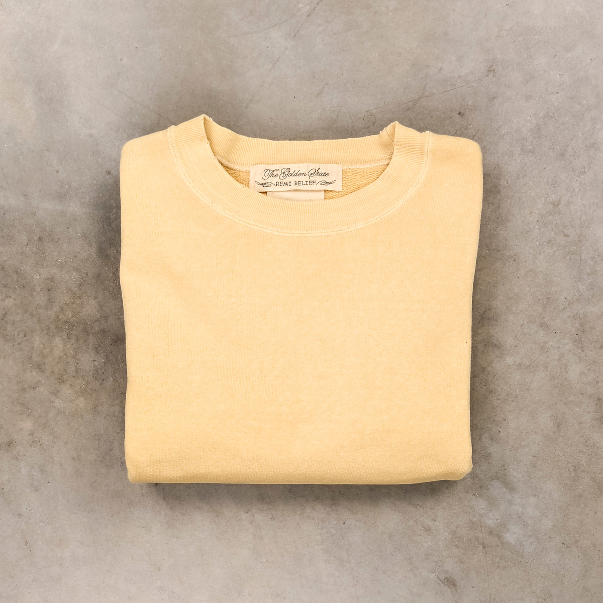 Remi Relief 3-Skip Stitches Sweater SP Finish Yellow – Frans Boone