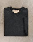 Remi Relief Raglan Short Sleeve Sweater Supima Cotton Black