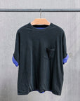 Remi Relief Reversible Pocket T-Shirt Black x Navy