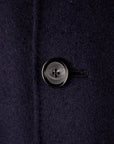 Caruso Rigoletto Loden Overcoat Blu Notte