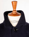 Caruso Rigoletto Loden Overcoat Blu Notte