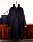 Caruso Rigoletto Loden Overcoat Blu Notte