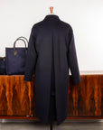 Caruso Rigoletto Loden Overcoat Blu Notte