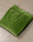 Rota Pantaloni High Rise Regular Fit 8-Wale Corduroy Salvia