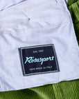 Rota Pantaloni High Rise Regular Fit 8-Wale Corduroy Salvia