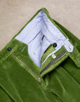 Rota Pantaloni High Rise Regular Fit 8-Wale Corduroy Salvia